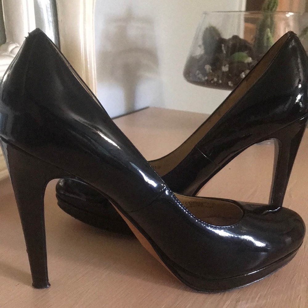 Cole Haan Black Patent Leather High Heels